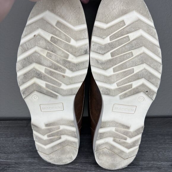 Madden Mens Brown Lace Up Chukkas Boots Size 12 M-Brakon Classic EUC - Picture 9 of 12